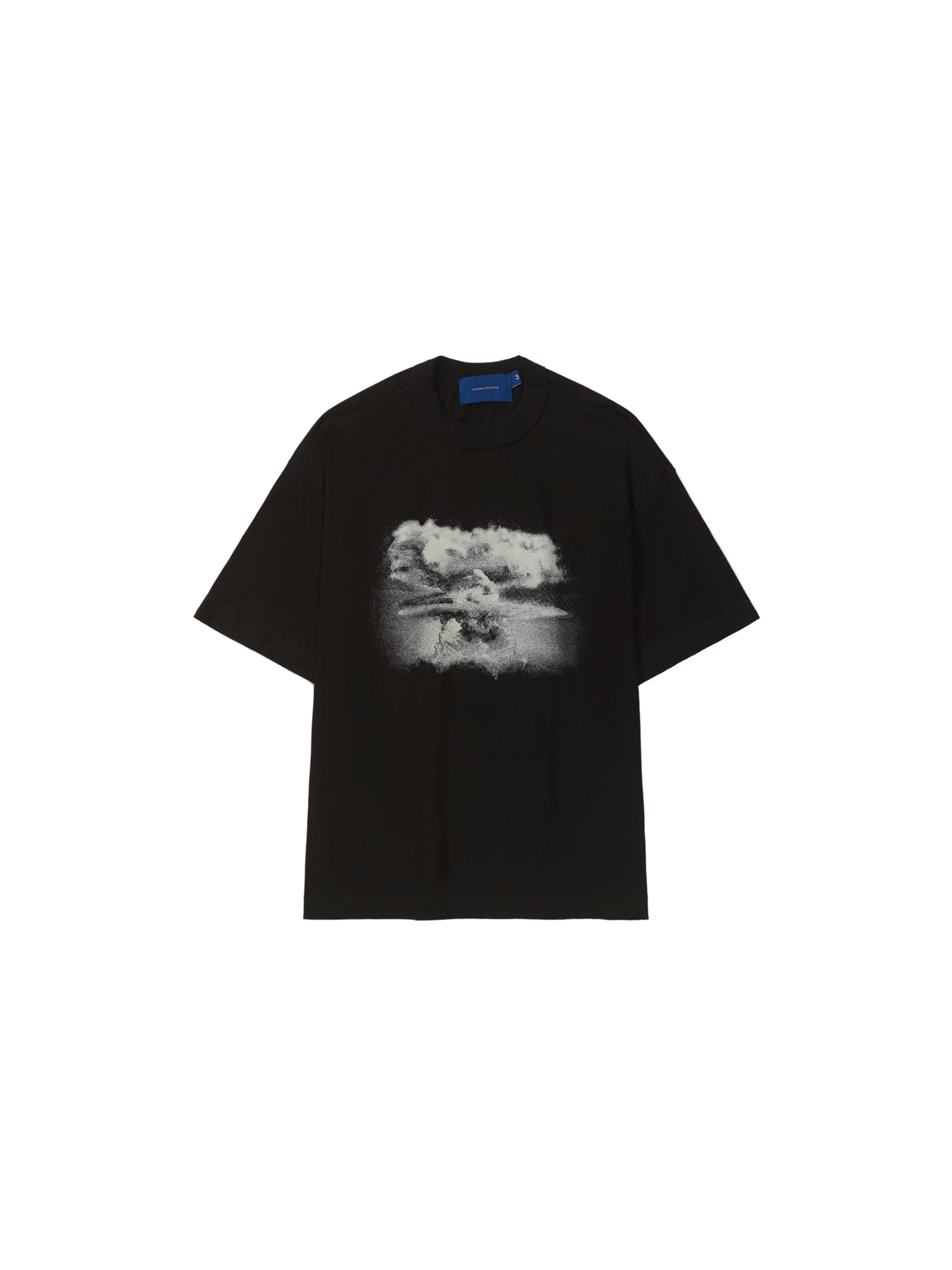 Camiseta 24 de Outubro Boxy "Preto"